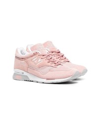 Sneakers basse in pelle scamosciata rosa di New Balance