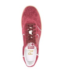Sneakers basse in pelle scamosciata rosse di Pantofola D'oro