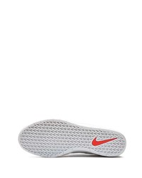 Sneakers basse in pelle scamosciata stampate bianche di Nike