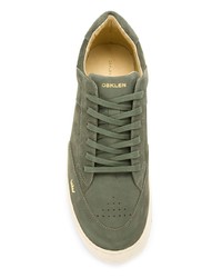 Sneakers basse in pelle scamosciata verde oliva di OSKLEN