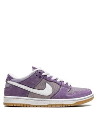 Sneakers basse in pelle scamosciata viola chiaro di Nike