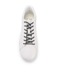 Sneakers basse in pelle stampate bianche di MICHAEL Michael Kors