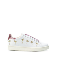 Sneakers basse in pelle stampate bianche di MOA - Master of Arts