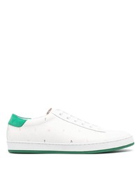 Sneakers basse in pelle stampate bianche di Paul Smith