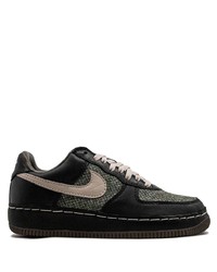 Sneakers basse in pelle stampate grigio scuro di Nike