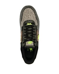 Sneakers basse in pelle stampate multicolori di Nike