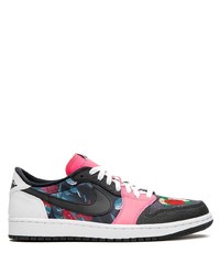 Sneakers basse in pelle stampate multicolori di Jordan