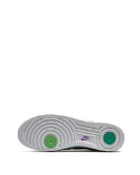 Sneakers basse in pelle stampate multicolori di Nike