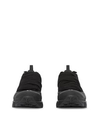 Sneakers basse in pelle stampate nere di Burberry