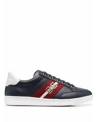 Sneakers basse in pelle stampate nere di Bally