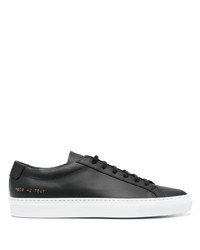 Sneakers basse in pelle stampate nere di Common Projects