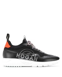 Sneakers basse in pelle stampate nere di Hogan