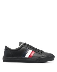 Sneakers basse in pelle stampate nere di Moncler