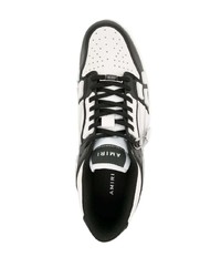Sneakers basse in pelle stampate nere di Amiri