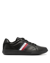 Sneakers basse in pelle stampate nere di Tommy Hilfiger