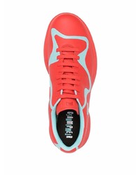 Sneakers basse in pelle stampate rosse di Camper