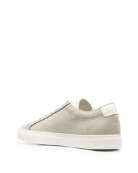 Sneakers basse in pelle verde menta di Common Projects