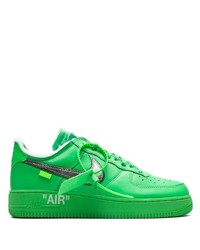 Sneakers basse in pelle verdi di Nike X Off-White