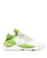 Sneakers basse in pelle verdi di Y-3