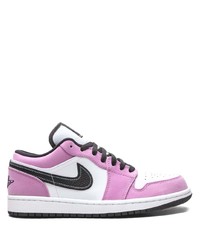 Sneakers basse in pelle viola melanzana di Jordan