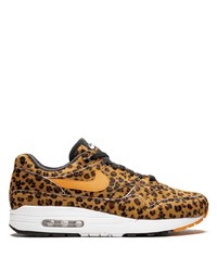 Sneakers basse leopardate marroni di Nike