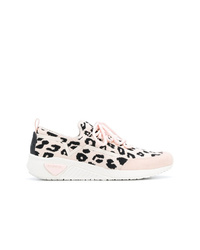 Sneakers basse leopardate rosa di Diesel