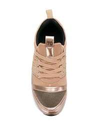 Sneakers basse marrone chiaro di Ea7 Emporio Armani