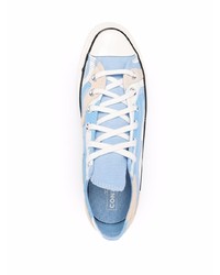 Sneakers basse mimetiche azzurre di Converse