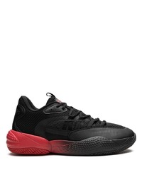 Sneakers basse rosse e nere di Puma