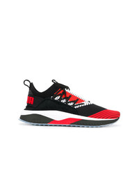 Sneakers basse rosse e nere di Puma