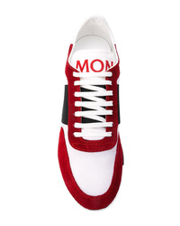 Sneakers basse rosse di Moncler