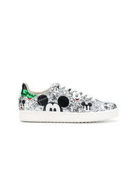 Sneakers basse stampate argento di MOA - Master of Arts