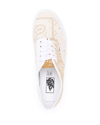 Sneakers basse stampate beige di Vans