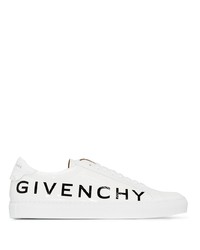 Sneakers basse stampate bianche e nere di Givenchy