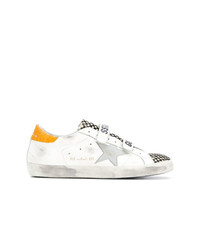 Sneakers basse stampate bianche di Golden Goose Deluxe Brand