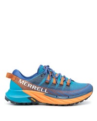 Sneakers basse stampate blu di Merrell