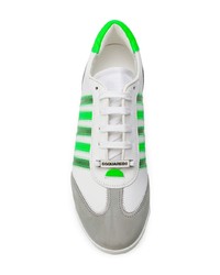 Sneakers basse stampate multicolori di DSQUARED2