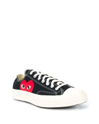 Sneakers basse stampate nere di Comme Des Garcons Play