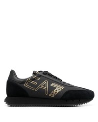 Sneakers basse stampate nere di Ea7 Emporio Armani
