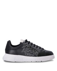 Sneakers basse stampate nere di Emporio Armani