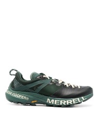 Sneakers basse stampate verde scuro di Merrell