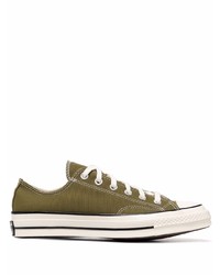Sneakers basse verde oliva di Converse