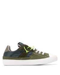Sneakers basse verde oliva di Maison Margiela