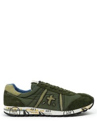 Sneakers basse verde oliva di Premiata