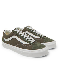 Sneakers basse verde oliva di Vans