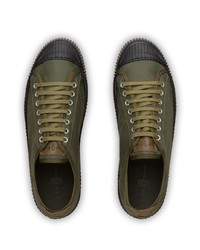 Sneakers basse verde scuro di Car Shoe