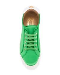 Sneakers basse verdi di Aquazzura