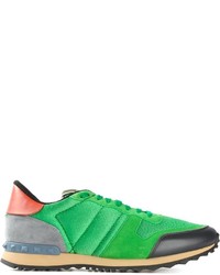 Sneakers basse verdi di Valentino Garavani