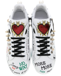 Sneakers bianche di Dolce & Gabbana