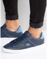 Sneakers blu scuro di Lacoste